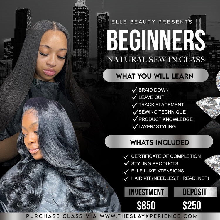 Beginners Natural Sew In Class